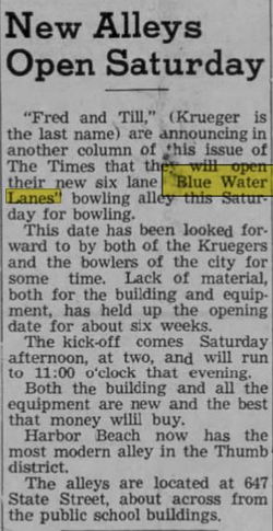 Blue Water Lanes - Oct 18 1946 Opening Article